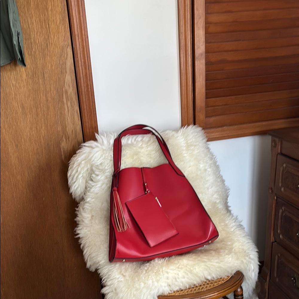 Elegant Red Tote Bag